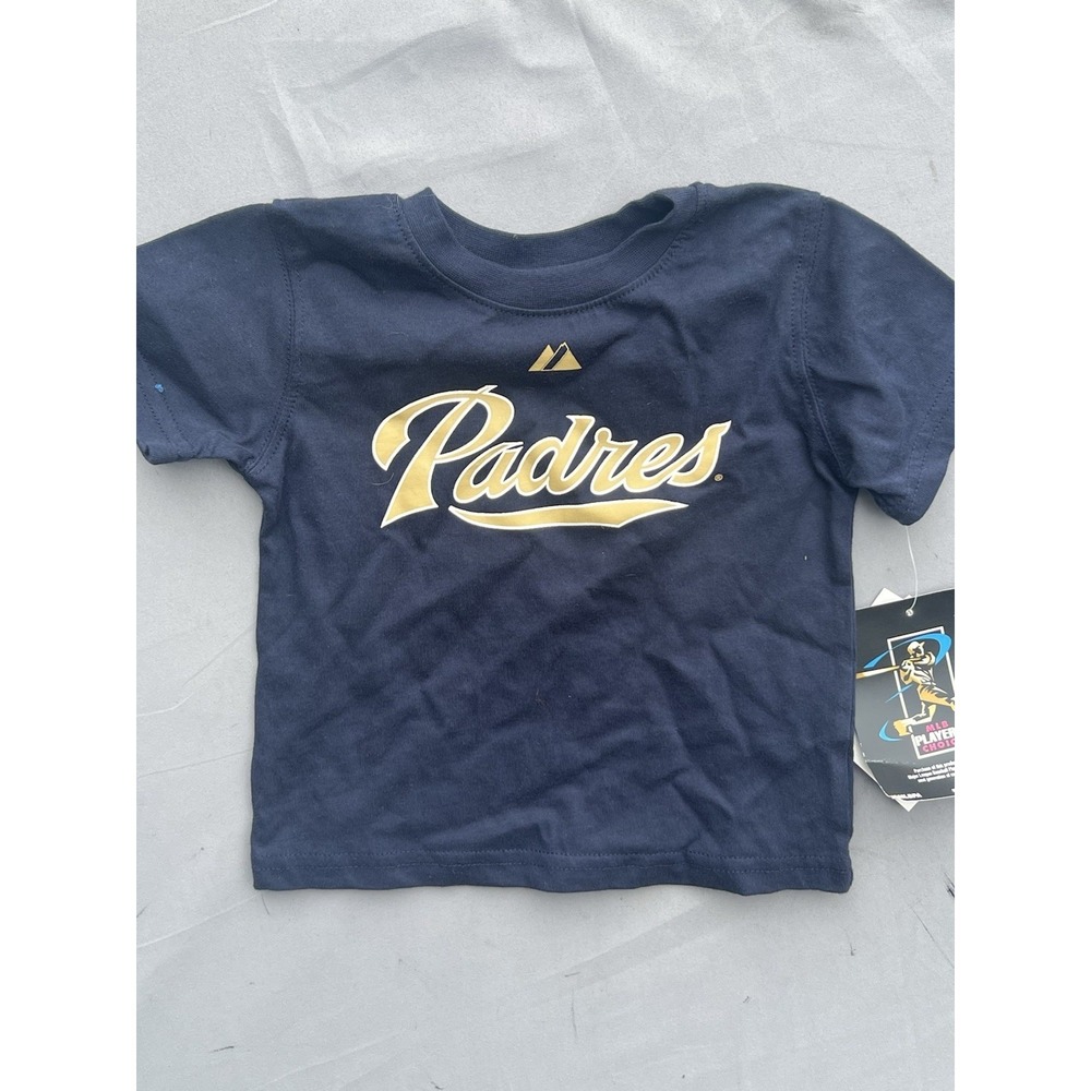 NWT MLB‎ Majestic San Diego Padres Gonzalez Shirt #23 Blue 12 Month